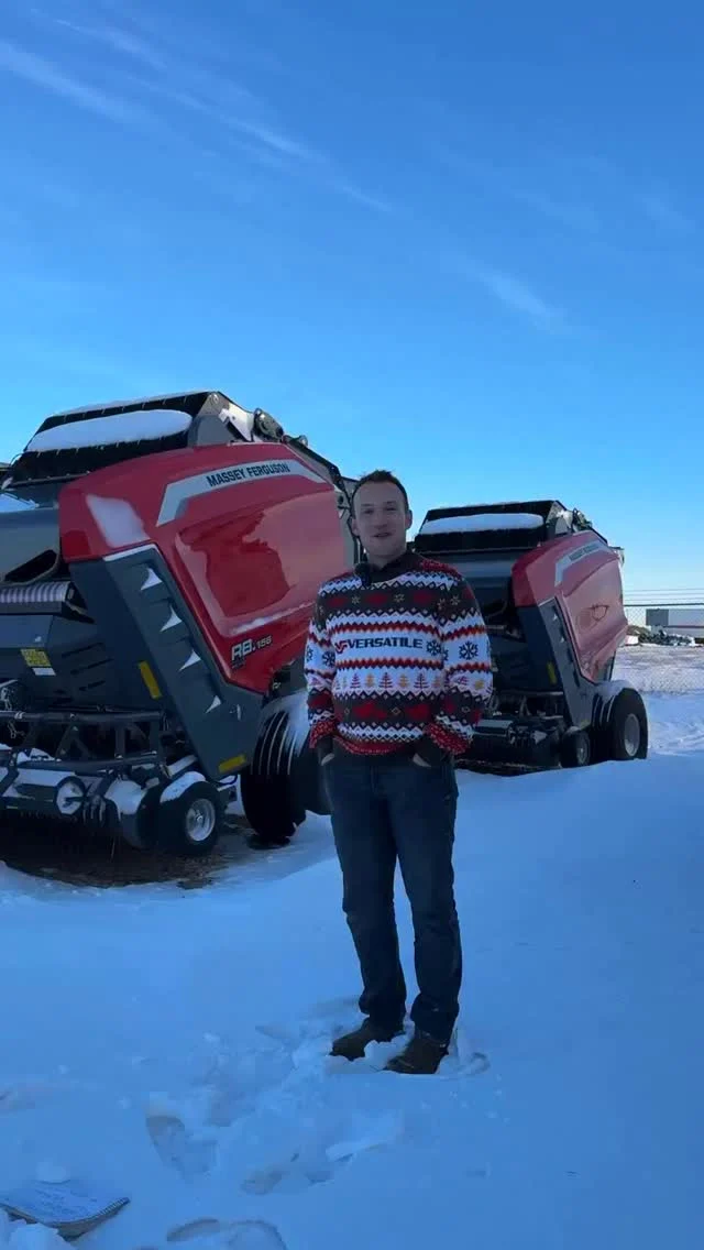 🎄Day 10 of our 12 Days of Christmas 🎄

We’ve got some Massey Ferguson RB.156 Balers on our lot… and they’re loaded up and ready to tackle your fields! We’re now offering all our balers for:

✅$18,000 OFF! 

Call us today!

#fulllineag #masseyferguson #agriculture #saskag #saskfarming #hesston #saskatchewan #agequipment #agequipmentdealers #equipmentdealership #discover #saskranching