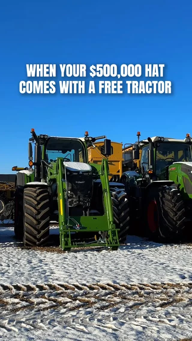 Those who say “nothing in life is free” have obviously never heard of our “Buy-a-$500,000-Hat-Get-a-Tractor-Free” deal 😉🛍️

Hats, tractors, and more! You want em, we got em 💪🤣

#fulllineag #saskag #modernfarming #saskatchewan #sasklocalbusiness #discover #discoverag #farmerhumour #sask #agequipment