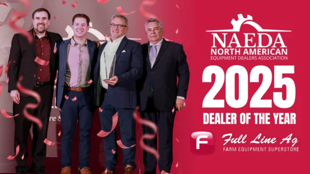We’re incredibly proud to share that Full Line Ag Sales Ltd has been named the 2025 North American Dealers Association Dealer of the Year! 🏆

Recipients are chosen based on the exhibition of high business standards, strong integrity, and respect among fellow dealers, manufacturers, and customers- as well as significant contributions beyond their dealership through community and humanitarian involvement. 😎❤

“The NAEDA Merit Award is one of the association’s highest honors… This year, Terry and Gerald stood out for their deep-rooted dedication to agriculture, their strong values, and their extraordinary contributions to the dealership community.” - NAEDA

With over 4000 dealerships of varying size and product lines belonging to the NAEDA network, being recognized is truly extraordinary — and we couldn’t be more grateful. 🌾

A huge thank‑you to our entire team… achievements like this are only possible because of you. ❤💪

#fulllineag #saskagriculture #agequipmentdealership #NAEDA #dealershipoftheyear #modernagriculture #FutureOfAgriculture #saskfarming #saskatchewan #saskag #saskatchewanagriculture #awardwinningdealership
