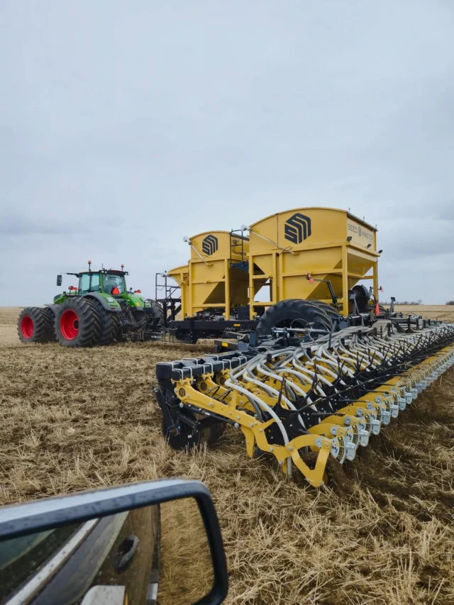 Demos, on demos, on demos! We’ve been so grateful to be out and about on so many demos this season already! 

Here is a snap from a SeedMaster Ultra SR demo, paired with a Fendt 1050 out of our Swift Current location 🌾

#fulllineag #fendt #seedmaster #ultrasr #fendttractor #saskequipmentdealer #saskag #swiftcurrent #agriculture #saskatchewan #seeding #demo #equipmentdemos #discover #discoverag