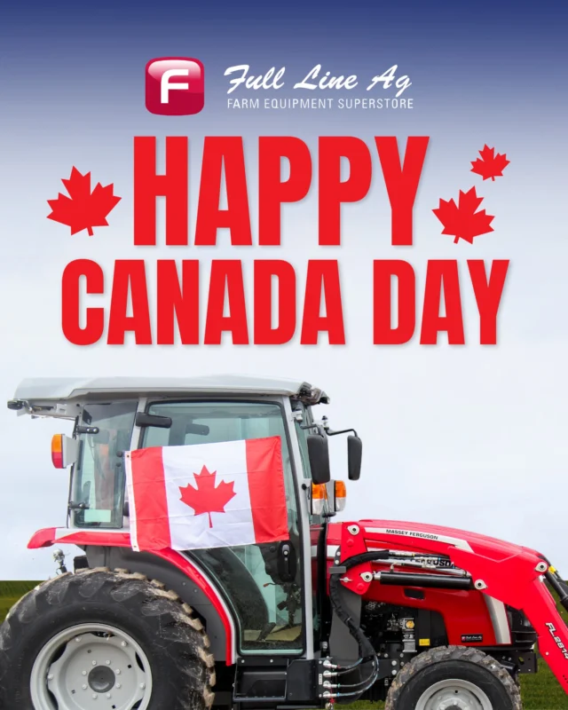 Happy Canada Day! Here at Full Line Ag, we are endlessly proud to serve Canadian farmers, ranchers, and producers! 

Wishing everyone a safe and enjoyable holiday! 😁🍁

#fulllineag #CanadaDay2026 #July1st #canadianag #canadianagriculture #saskatchewan #saskfarming #saskproducers #agriculture