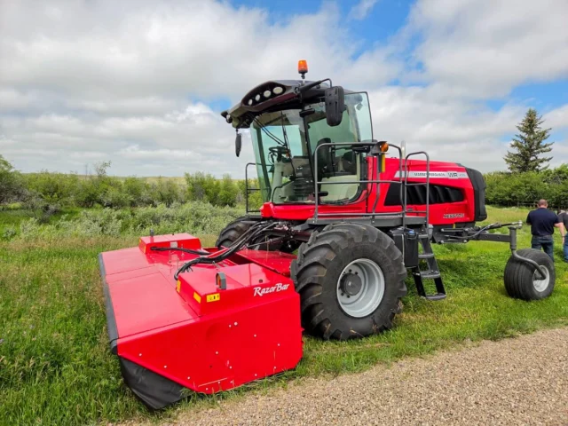 A shiny new Massey Ferguson WR235 windrower finding a home with a customer out of our Swift Current location! 

Thank you for choosing Full Line Ag- we’re so thankful to work with so many amazing operations! 🙌

#fulllineag #masseyferguson #windrower #swather #masseyfergusonwindrower #ag #saskag #saskatchewan #saskfarmers #equipmentdealership #agequipment #discover #discoverag